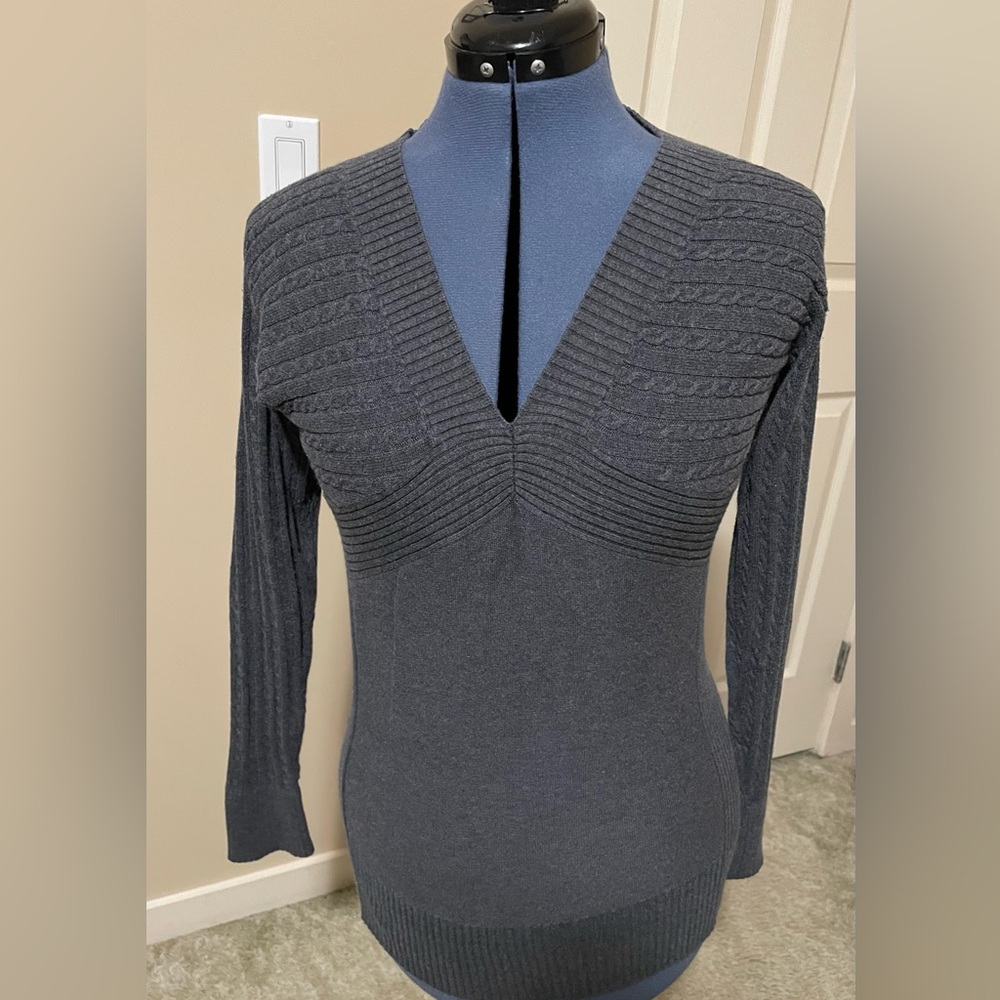 Tommy Hilfiger | Fitted Gray Sweater